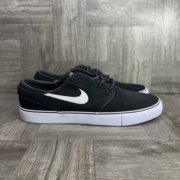 Nike SB Zoom Janoski OG+ Men's size 12 Black Suede Skate Shoes FD6757-001 - Picture 1 of 8